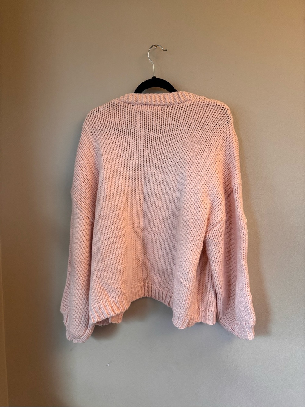 Altar'd State Pink Daisy Embroidered Open-Front Cardigan - Picture 3 of 3